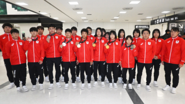 2025年アジア・ユース大会（バーレーン）出場の日本チームが帰国