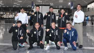 10.7～9世界ベテランズ選手権（ハンガリー）出場の日本チームが出発