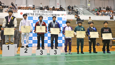 【写真集】2025年全日本大学選手権・表彰式