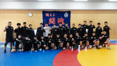 【特集】約30人の部員の大半が入学後にレスリングを始めた選手！「燃えよ闘魂」の精神で飛躍を目指す名古屋工業高校（上）