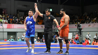 曽我部健（日亜化学工業）が3位決定戦へ…2025年デフリンピック第1日（男子グレコローマン）