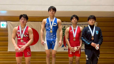 【写真集】2025年東日本学生選手権（秋季）新人戦／男子フリースタイルＡ・表彰式