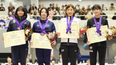 【写真集】2025年天皇杯全日本選手権／表彰式（女子）・チャンピオン