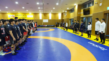 全日本チームが練習を公開、「１日１日を真剣に取り組んでほしい」（井上謙二強化委員長）