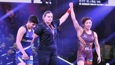 須﨑優衣（キッツ）が世界3位のアンティム・パンガル（インド）に快勝…PWF2026・第5戦