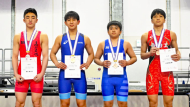 【写真集】2026年U15全日本選手権・男子グレコローマン表彰式