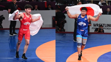 ガレダギ敬一（早大）吉田アラシ（三恵海運）が優勝…2026年アジア選手権・第6日（1）