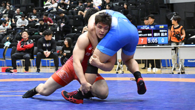 【2026年JOC杯・特集】圧勝での優勝も、内容は「アラシ先輩には届かない」…U20男子フリースタイル97kg級・リボウィッツ和青（日大）