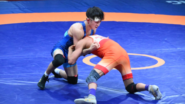 【写真集】2026年アジア選手権／男子フリースタイル57kg級・佐々木風雅（自衛隊）