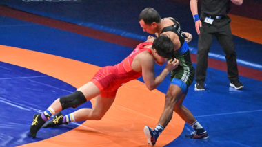 【写真集】2026年アジア選手権／男子グレコローマン63kg級・田南部魁星（ミキハウス）