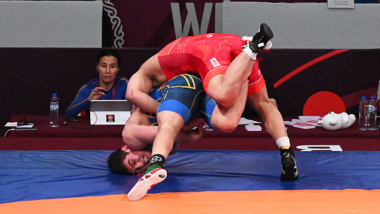 【写真集】2026年アジア選手権／男子フリースタイル86kg級・髙橋夢大（三恵海運）