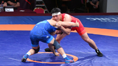 【写真集】2026年アジア選手権／男子フリースタイル92kg級・石黒峻士（MTX GOLDKIDS）