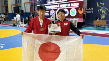 丸山晴生選手（SKアカデミー＝沼尻杯全国中学生選手権3位）が銅メダル…4.25国際サンボトーナメント（ウズベキスタン）