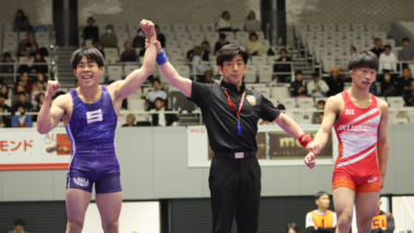 【2026年明治杯全日本選抜選手権・特集】優勝選手・プレーオフ勝者の声（男子グレコローマン55～72kg級）
