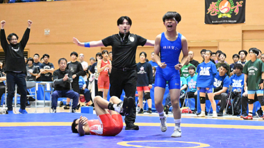 田中琉之介（神奈川・横須賀ジュニア3年）が両スタイルにまたがるV2…2026年沼尻杯全国中学生選手権・最終日（男子グレコローマン）