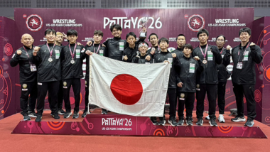 長田由宇（山梨・山梨ジュニア）ガレダギ愛千（東京・自由ヶ丘学園高）が優勝…2026年U15アジア選手権・最終日（男子フリースタイル）