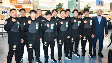 7.1～6 U20アジア選手権（タイ）出場の男子グレコローマン・チームが出発