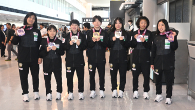 2026年U17アジア選手権（ベトナム）出場の女子チームが帰国