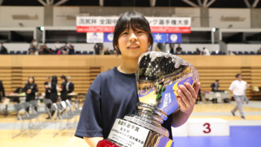 志田向夏花（岐阜・羽島市連盟3年）が女子10人目の3連覇…2026年沼尻杯全国中学生選手権・最終日（女子）
