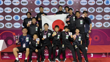 牛窓勝心（京都・丹後緑風高）池田響介（京都・日星高）が銀メダル…2026年U17アジア選手権・最終日（男子フリースタイル）