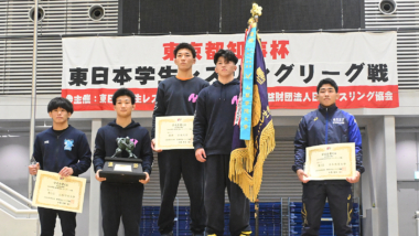 【写真集】2026年東京都知事杯東日本学生リーグ戦・表彰式（団体表彰）