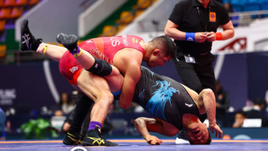 下山田培（オーストラリア＝日体大卒）が銅メダル獲得…2026年UWWランキング大会第3戦・第1日（モンゴル）