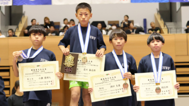 【写真集】2026年沼尻杯全国中学生選手権／男子グレコローマン・表彰式
