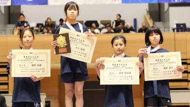【写真集】2026年沼尻杯全国中学生選手権／女子・表彰式