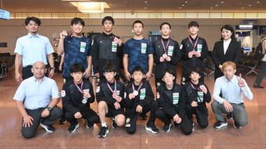 2026年U15アジア選手権（タイ）参加の男子フリースタイル・チームが帰国
