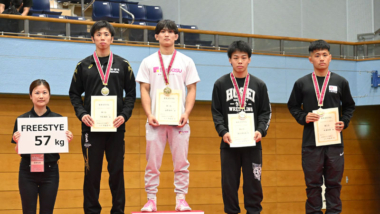 【写真集】2026年全日本社会人選手権／男子フリースタイル・表彰式