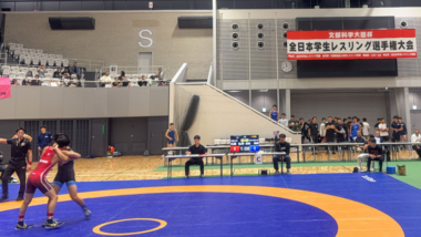 《速報》2026年全日本学生選手権・第1日（男子グレコローマン）