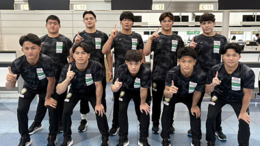 2026年U20世界選手権（スロバキア）出場の男子フリースタイル・チームが出発