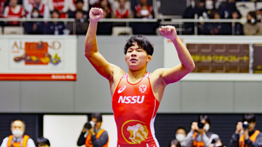 2026年アジア大会代表／男子フリースタイル57kg級・小川大和（日体大）