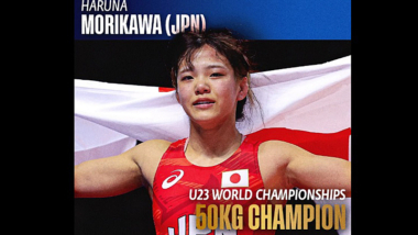 森川晴凪（至学館大）が優勝、澤谷ゆな（育英大）は銀メダル…2023年U23世界選手権・第4日（1）
