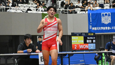 3連覇を目指す長谷川虎次郎（育英大）が決勝進出…2026年全日本大学グレコローマン選手権・第1日