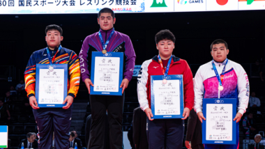 【写真集】2026年国民スポーツ大会／少年男子グレコローマン・表彰式