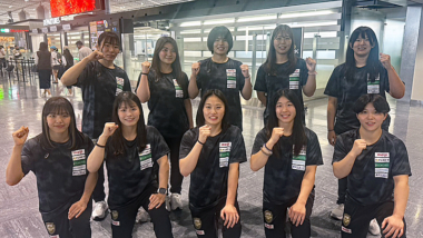 2026年U23世界選手権（米国・ラスベガス）出場の女子チームが出発